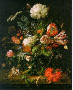 Jan Davidz de Heem Vase of Flowers 001 oil painting on canvas